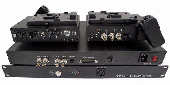 Система EFP камеры волокна HD 3G к конвертеру волокна для дистанционного управления JVC w SDI