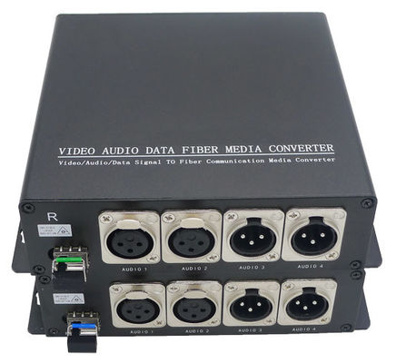 2 Pin XLR пути 3 сбалансировал сетноое-аналогов аудио над приемопередатчиком наполнителя волокна