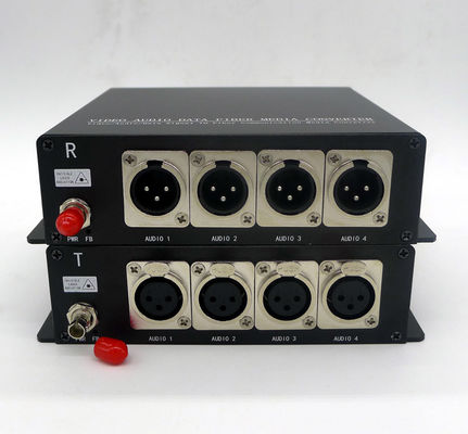 2 Pin XLR пути 3 сбалансировал сетноое-аналогов аудио над приемопередатчиком наполнителя волокна