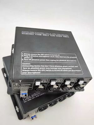 XLR цифров к конвертеру оптического волокна с Switchable фантомным электропитанием 48V