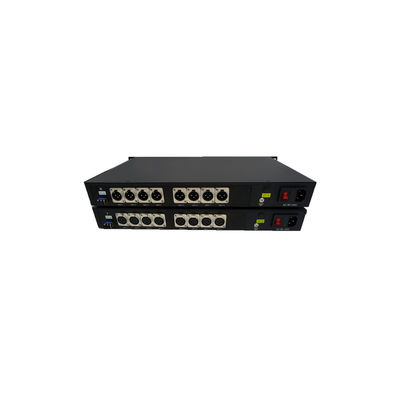 Сбалансированное аудио 8ch XLR к студии передачи конвертера волокна