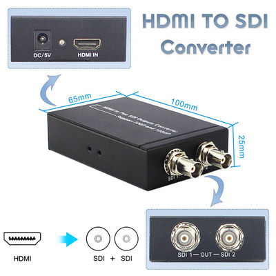 одновременно HDMI к конвертеру SDI с переходником силы 5V 1A
